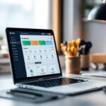 A high-tech workspace showing an entrepreneur managing a dropshipping store with real-time global market data.